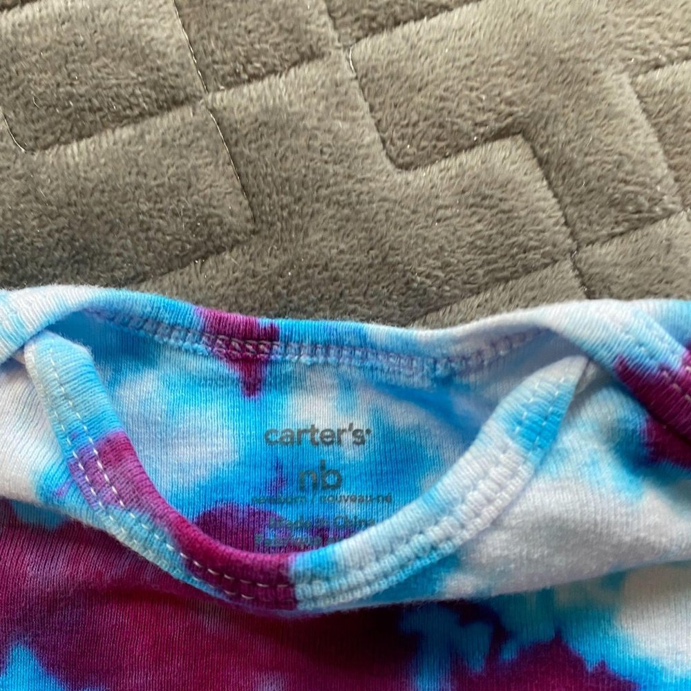 Tie Dye Baby Bodysuit || Newborn - Picture 3 of 3